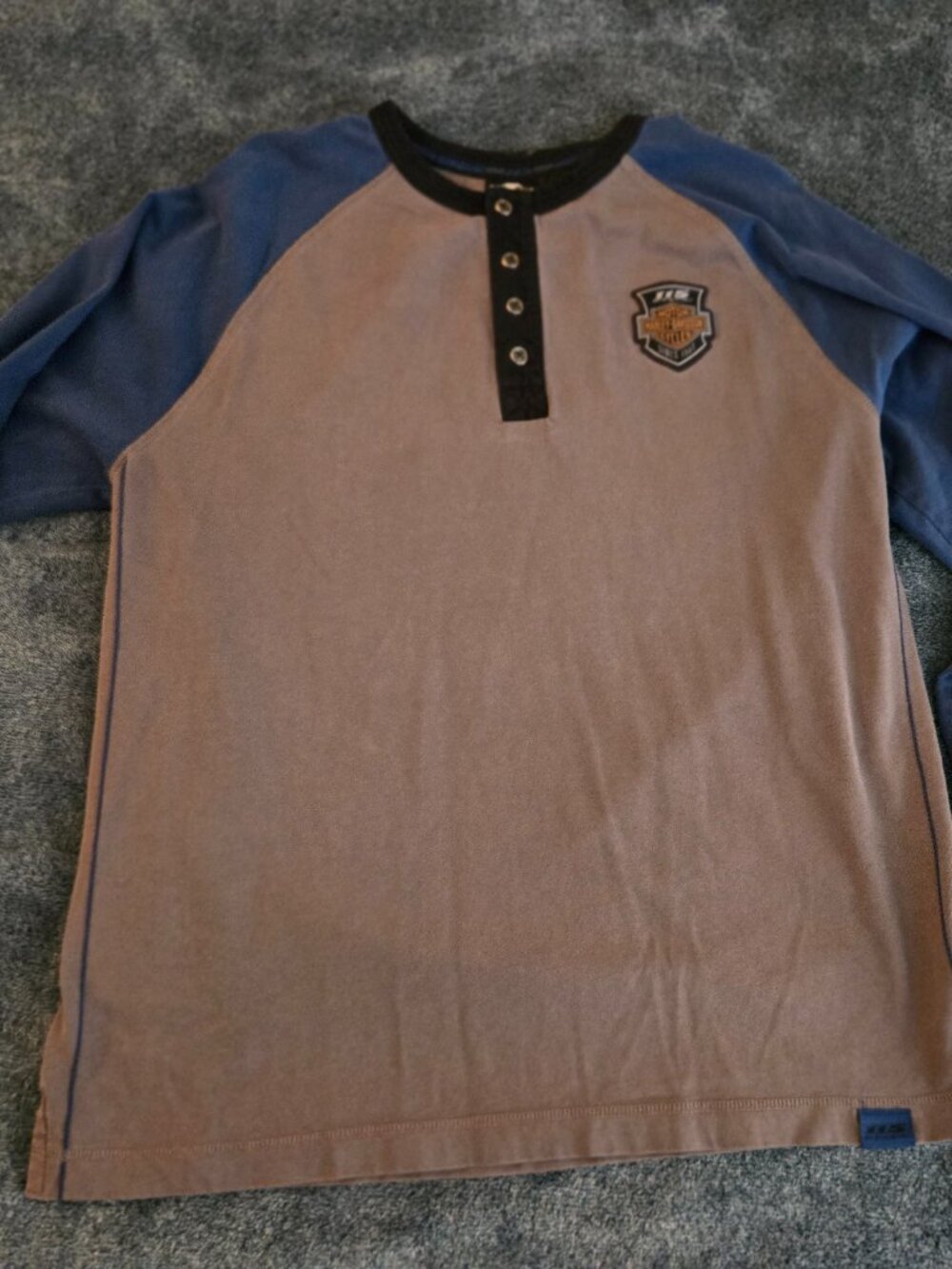 Harley Davidson 115th Anniversary Long Sleeve Shirt Size L